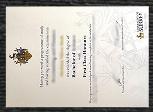 University of Surrey diploma, buy a fake diploma online.