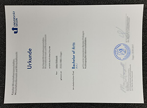Universität Siegen Urkunde, Universität Siegen diploma