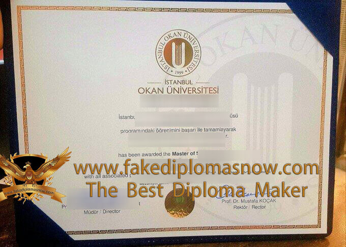 İstanbul Okan Üniversitesi diploma