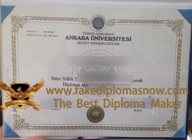 Ankara Üniversitesi diploma