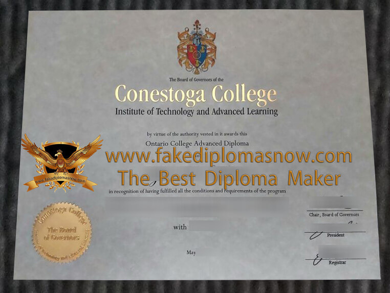 Conestoga College diploma