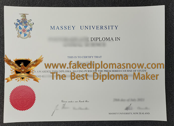  Massey University diploma