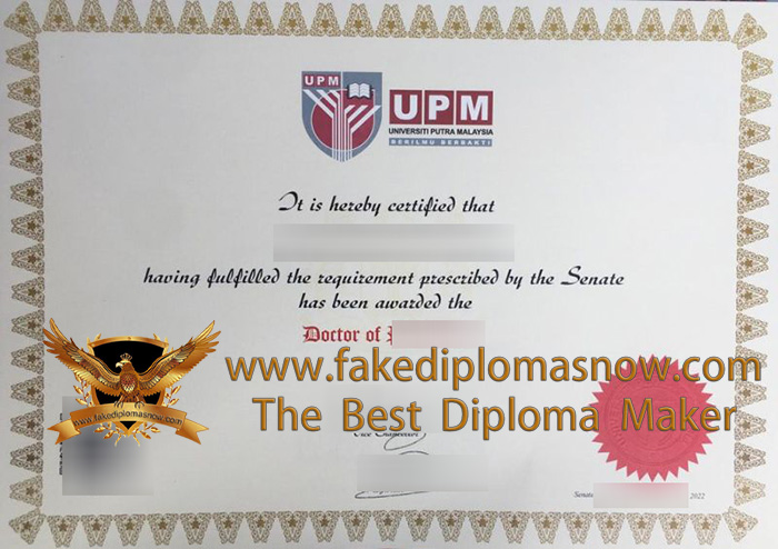 UPM Doctor of Philosophy degree