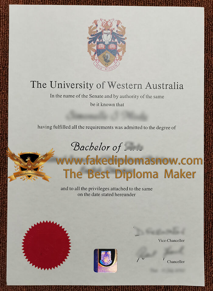 University of Western Australia diploma 