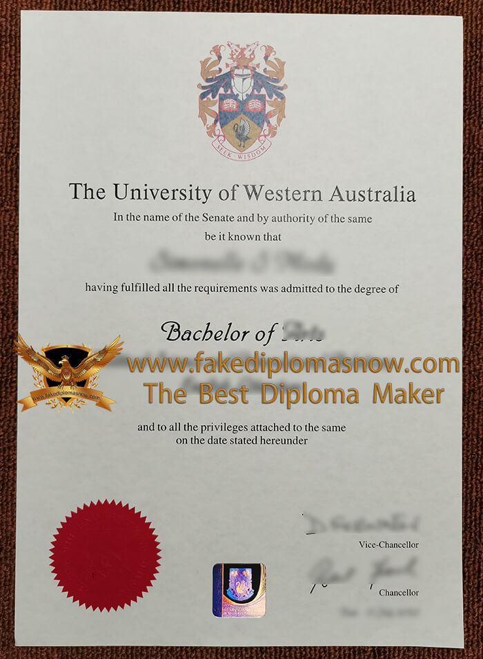 University of Western Australia diploma