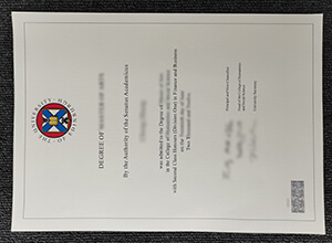University of Edinburgh Master Diploma