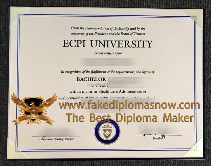 ECPI University diploma 