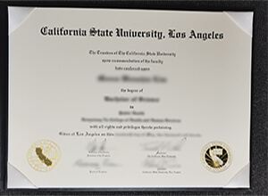 Cal State LA diploma