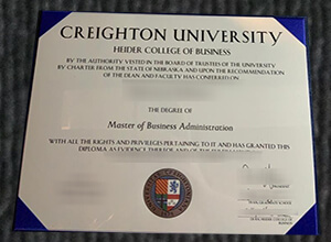 Creighton University Diploma