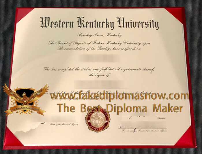 Western Kentucky University diploma