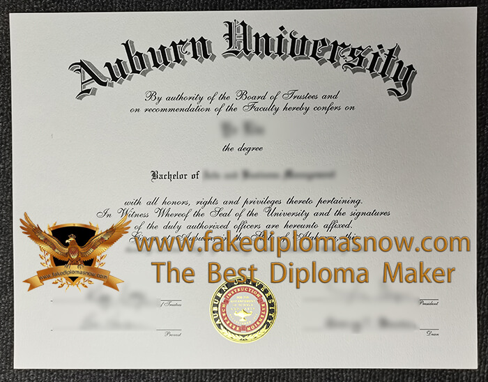 Auburn University Diploma