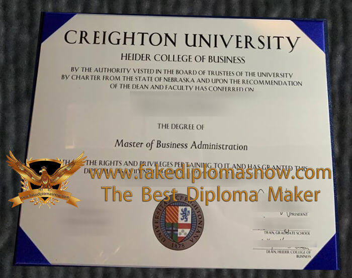 Creighton University Diploma