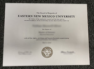 ENMU diploma