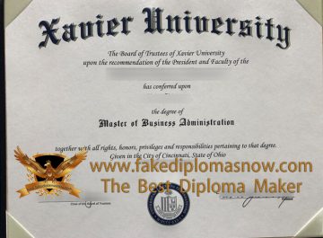 I want to buy a Xavier University degree certificate in 2022