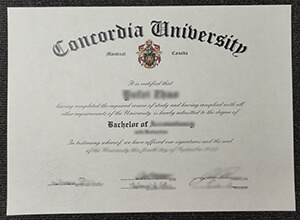 Concordia University Diploma