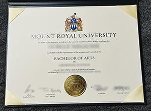 The best website to get a phony Mount Royal University degree, diploma cover