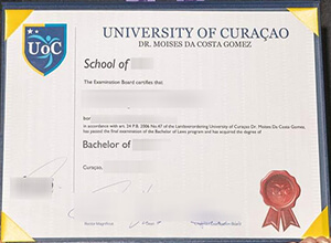 University Of Curaçao Diploma