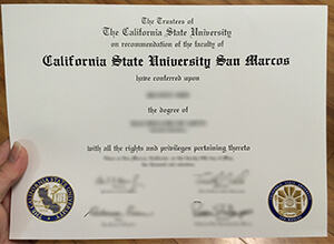 How long to get a realistic CSUSM diploma with transcript?