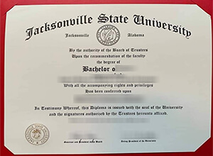 Jacksonville State University diploma