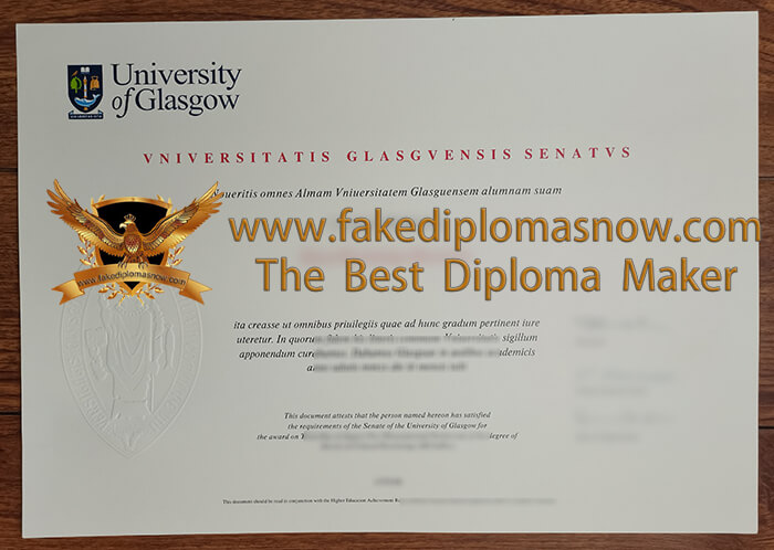 University of Glasgow diploma