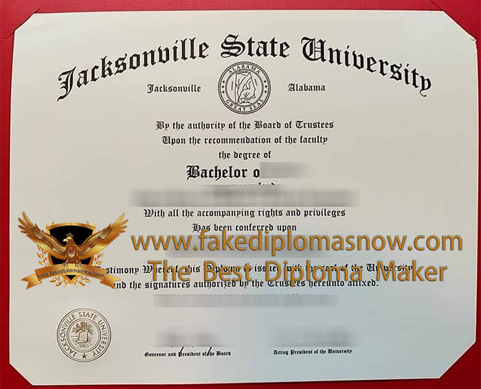 Jacksonville State University diploma