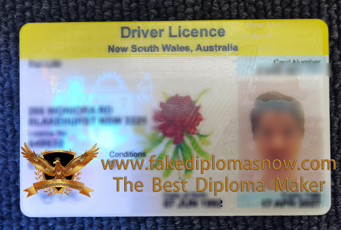 Australian NSW driving licence