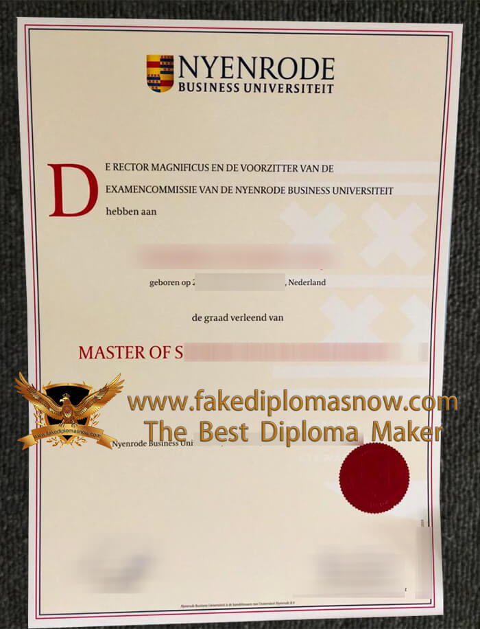 Nyenrode Business University diploma