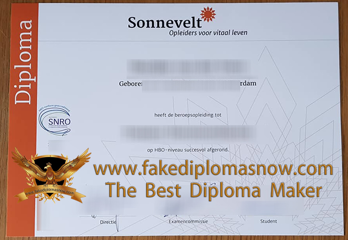 Sonnevelt Opleidingen diploma 