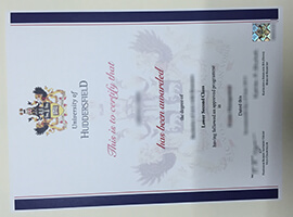 University of Huddersfield diploma