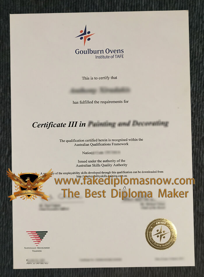 Goulburn Ovens Institute Of Tafe Certificate Goulburn Ovens Institute Of Tafe Certificate