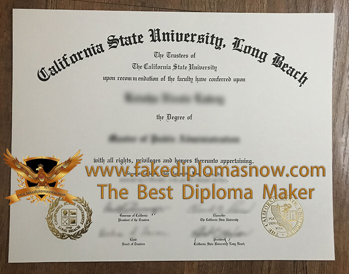  CSULB diploma