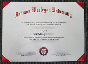 Purchase a fake Indiana Wesleyan University diploma from USA