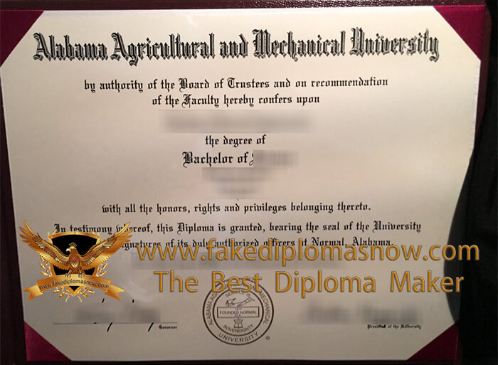 Alabama A&M University diploma Alabama A&M University diploma