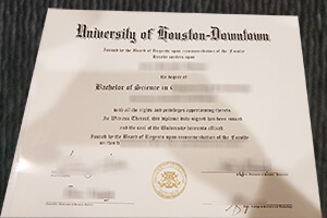 University of Houston–Downtown diploma