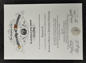 How long to get a fake University of Missouri diploma in USA?
