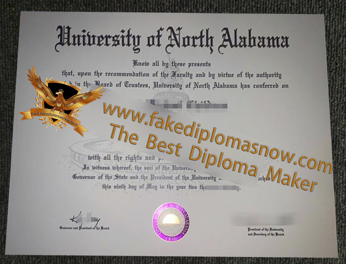 University of North Alabama Diploma
