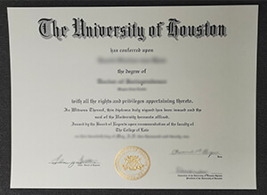 University of Houston Diploma