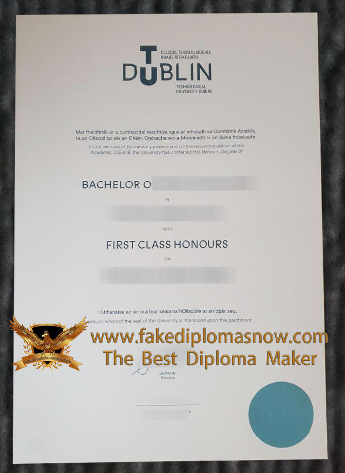 Technological University Dublin diploma Technological University Dublin diploma
