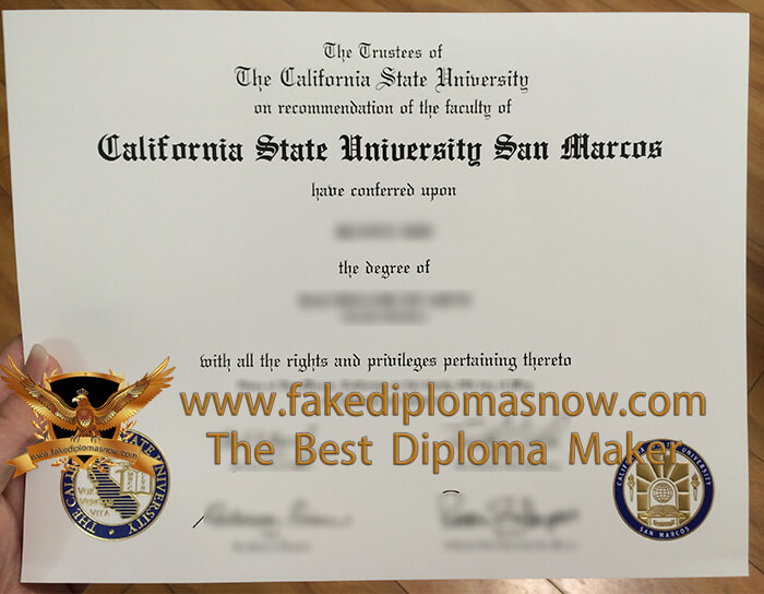 CSUSM diploma