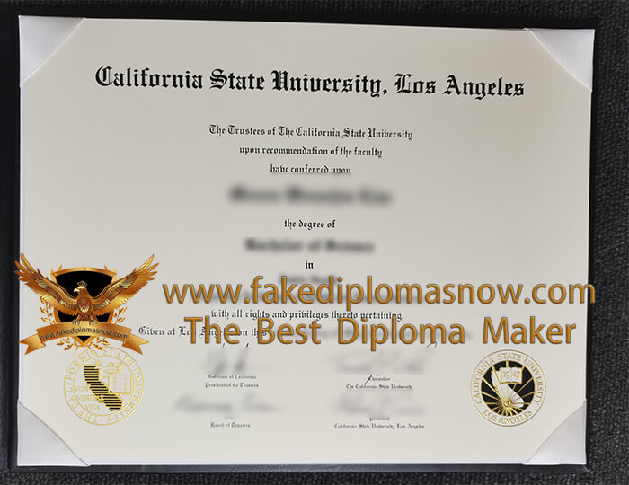 Cal State LA diploma