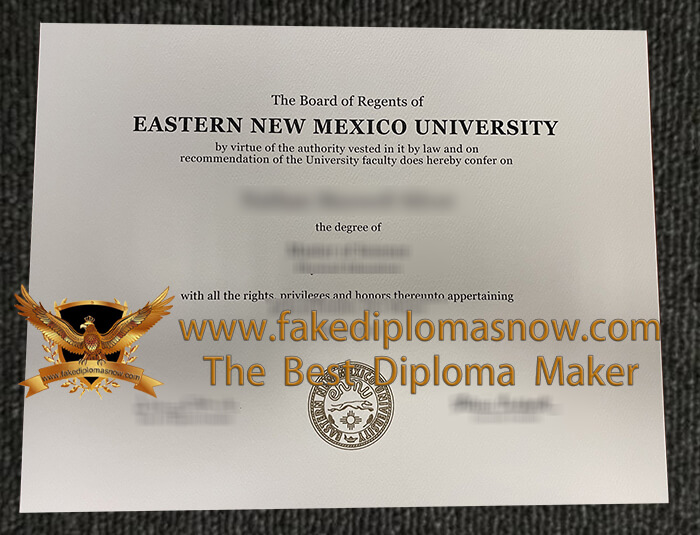 ENMU diploma 