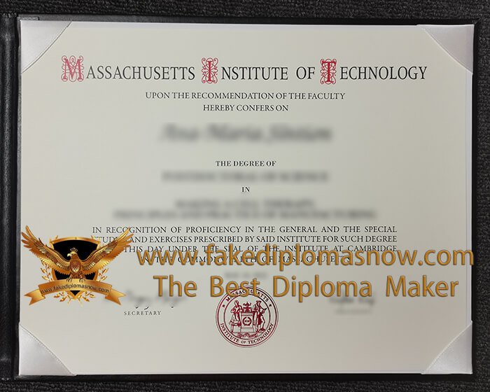 Massachusetts Institute of Technology Diploma