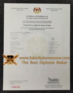 SPM Certificate