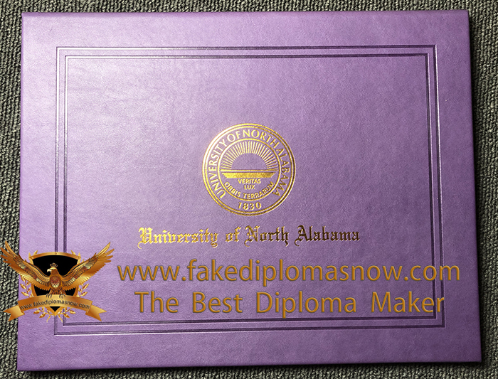 The University of North Alabama Diploma cover University of North Alabama Diploma cover