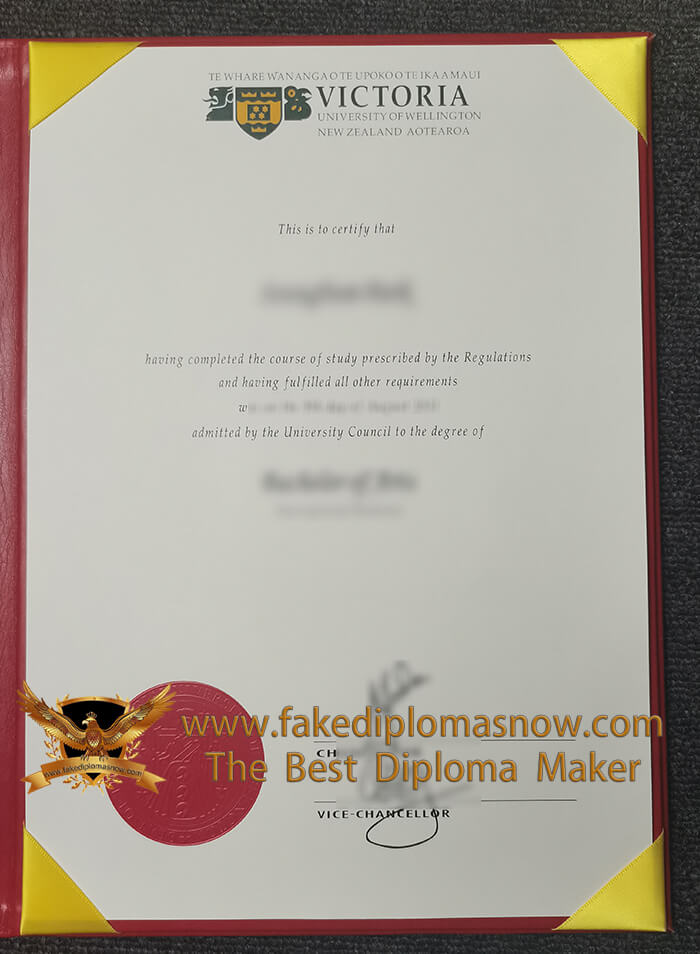 Victoria University of Wellington diploma