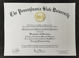 Penn State BS degree
