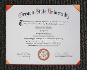 Oregon State University diploma