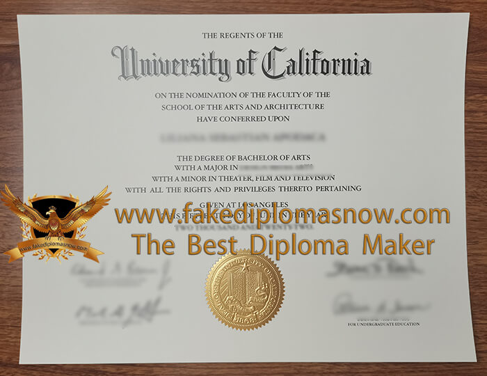 Buy UCLA BA diploma