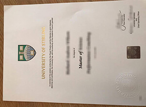 University of Stirling degree