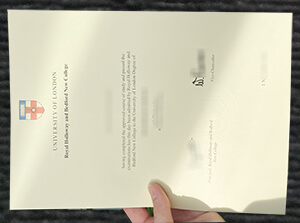 RHUL diploma